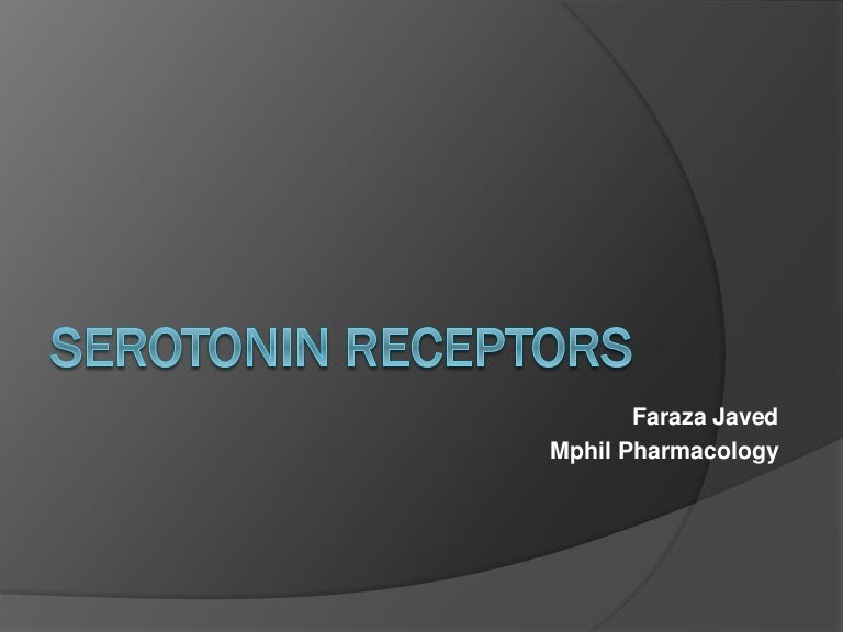 Serotoninergic Neurons and 5-HT Receptors in the CNS